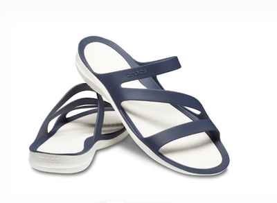 Crocs shop navy sandals