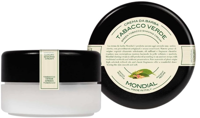 Крем для гоління Mondial Luxury Shaving Cream Green Tobacco 150 мл (8021784054821)