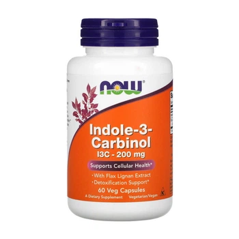 Индол-3-карбинол NOW Indole-3-Carbinol I3C-200 мг (60 капсул)