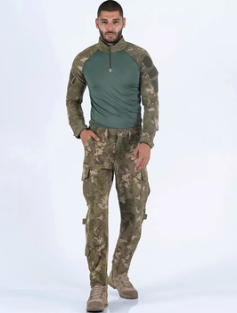 Тактичний чоловічий літній костюм сорочка та штани Камуфляж XL (Kali)