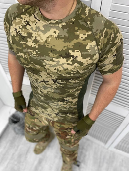 Тактична футболка військового стилю ЗСУ Піксель XXL
