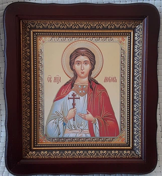 Ікона Свята мучениця Любов Римська для будинку 23*26cm
