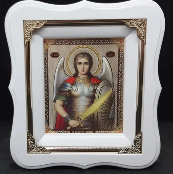 Икона Архангел Михаил 19х17см