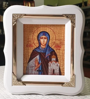 Святая Ангелина Сербская икона 19х17см