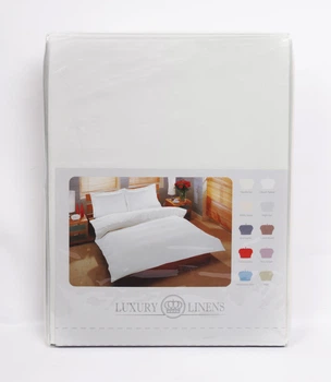 Простирадло на резинці LUXURY LINENS 100х200 white 100% єгипетська бавовна (2310020030d)