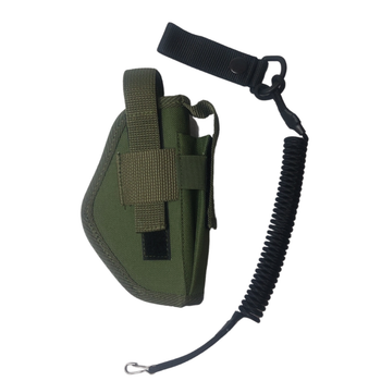 Кобура ВОЛМАС для ПМ с системой крепления Molle с карманом для магазина пиксель + тренчик шнур страховочный