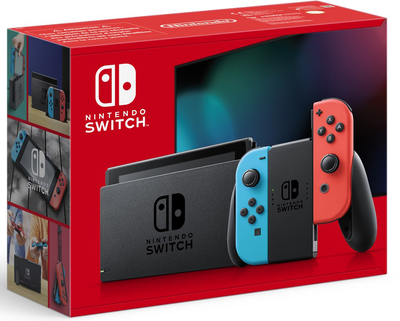 Ігрова консоль Nintendo Switch 15.8 cm (6.2") 32 GB Touchscreen Wi-Fi Blue, Grey, Red (45496453596)