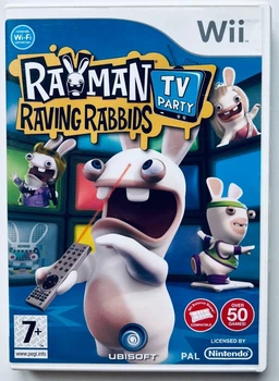 Rayman Raving Rabbids TV Party, Б/В,&nbsp;англійська версія - диск Nintendo Wii