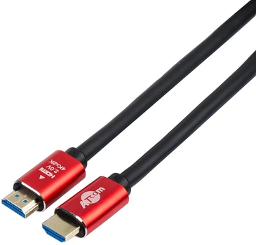Кабель Atcom HDMI - HDMI 4K v.2.0 10 м Red/Gold (24910)
