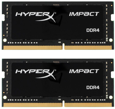 Оперативна пам'ять Kingston SODIMM DDR4-2133 8192MB PC4-17000 (Kit of 2x4096) HyperX Impact (HX421S13IBK2/8)