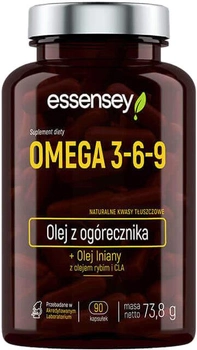 Essensey Omega 3-6-9 Kwasy tłuszczowe 90 kapsułek (5902114044121)