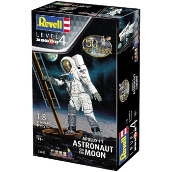 Сборная модель Revell Астронавт на Луне. Миссия Аполлон 11; 18 (4009803895253)