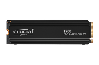 SSD диск Crucial T700 with Heatsink 2TB NVMe 2.0 M.2 2280 PCIe Gen5 x4 3D NAND TLC (CT2000T700SSD5)