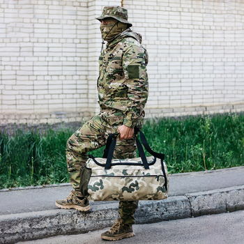 Дорожня сумка, тактична 50л, ВСУ армійська Оксфорд Камуфляж