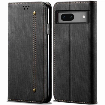 Чехол-книжка с кармашками UniCase Jeans Wallet для Google Pixel 7a - Black
