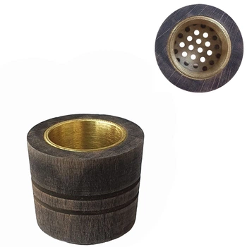 Трубка ковпак для куріння чорний Wooden Small