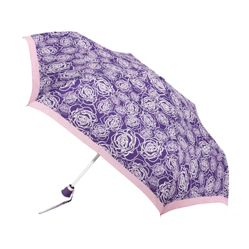 Жіноча парасолька Fulton L926 Curio-2 UV Sketchy Rose (Ескіз троянди)