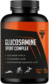Kompleks glukozaminy dla sportowców Trec Nutrition Glucosamine Sport Complex 90 kapsułek (5902114013103)