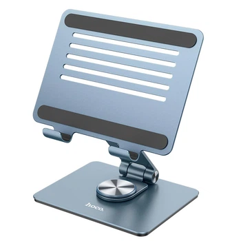 Тримач HOCO might metal rotating tablet desktop holder PH52 |7-12.9"| grey