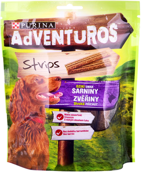 Ласощі для собак Purina Adventuros Strips 90 g (DLZPUIKDP0075)
