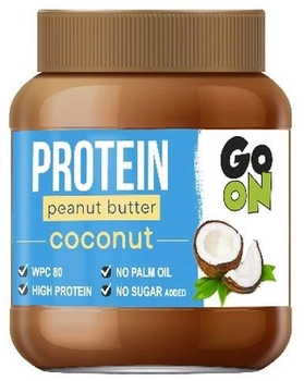 Pasta orzechowa Go On Nutrition Protein Peanut Butter 350g Jar Coconut (5900617041241)