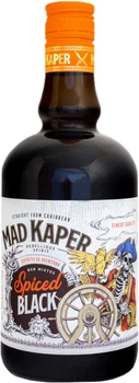 Напій на основі рому Mad Kaper Rum Black Spiced 0.7 л 35% (5414145034854)