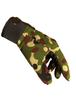 Перчатки тактические защитные полнопалые, камуфляж XL Без Брендна