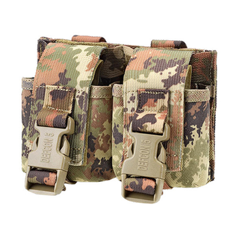 Подсумок Defcon 5 PORTA GRANATE MOLLE DOPPIO 2 гранаты, camo