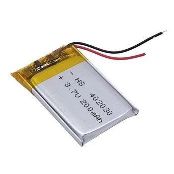Аккумулятор 402030 Li-pol 3.7В 200mAh для RC моделей GPS MP3 MP4 (677050)