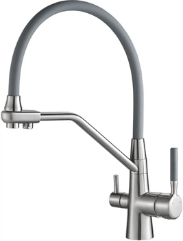 Смеситель-кран кухонный с подключением к фильтру GLOBUS LUX Lazer GLLR-0800-08-02