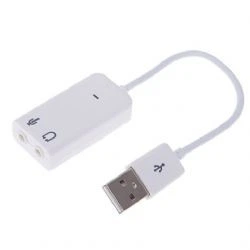 Звуковая карта USB для компьютера или ноутбука арт.100164