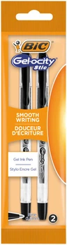 Набір гелевих ручок BIC Gelocity Stic Чорний 0.5 мм 2 шт (3086123589698)