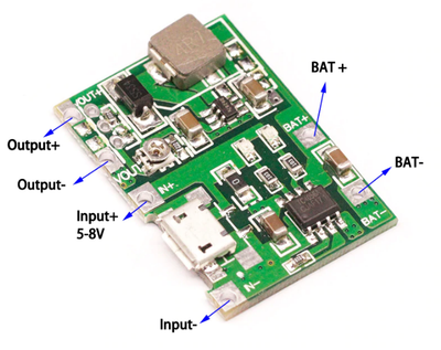 Стабилизатор/преобразователь напряжения повышающий DC-DC micro USB 4,5-8В - 4,5-27В 2А