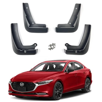 Брызговики Mazda 3 СЕДАН 2019+, комплект 4шт. для Mazda 3 2019- (7834)