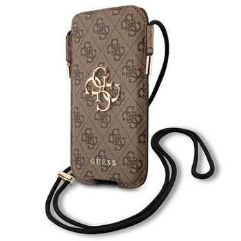 Чохол Guess 4G Metal Logo для iPhone 6.1" Brown (GUHCP12M4GPSBR)