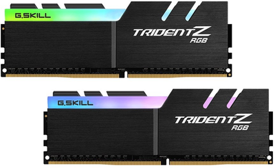 Оперативная память G.Skill DDR4-3600 32768MB PC4-28800 (Kit of 2x16384) Trident Z RGB Black (F4-3600C16D-32GTZRC)