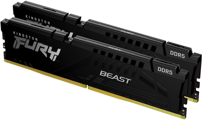 Оперативна пам'ять Kingston Fury DDR5-6000 16384MB PC5-48000 (Kit of 2x8192) Beast Black (KF560C36BBEK2-16)