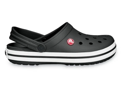 Унісекс крокси Crocs Crocband Black M8-W10 40-41р. (25,5 см) Чорні