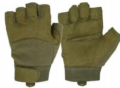 Тактические Olive Mil-Tec Army Fingerless Gloves перчатки 12538501 размер L