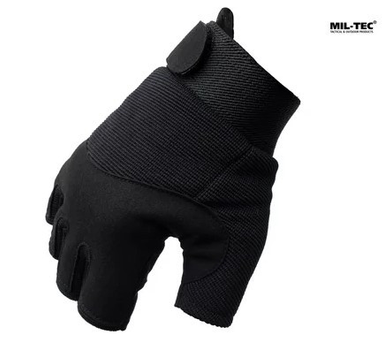 Тактичні рукавички Army Fingerless Gloves Mil-tec Black 12538502 розмір M