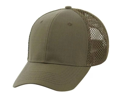 Тактическая бейсболка, кепка M-Tac Vent Flex Rip-Stop Cap - Dark Olive Размер L/XL