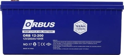 Аккумуляторная батарея ORBUS CG12200 GEL 12V 200 Ah