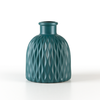 Ваза для квітів MVM MY HOME декоративна 15 см Блюмаринова (DH-FLOWERS-09 MARINE BLUE)