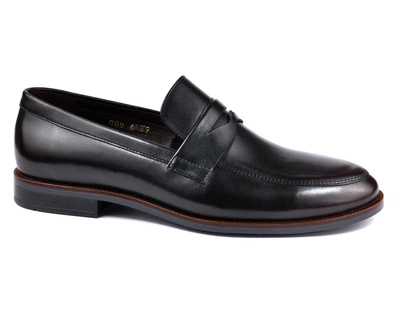 Лофери чоловічі IKOS 008-6/BLACK 44 Чорний