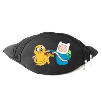 Сумка Бананка на пояс Время приключений Adventure Times (AT-06) Cappuccino Toys черная