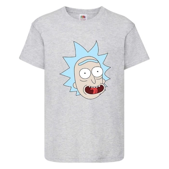 Футболка Рік і Морті (Rick and Morty) сіра 116 см