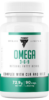 Kompleks kwasów Trec Nutrition Omega 3-6-9 90 kapsułek (5902114018139)