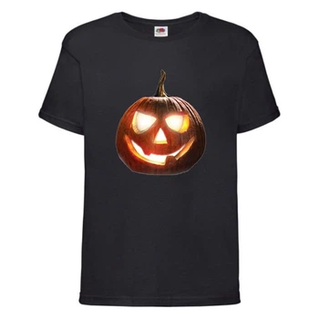 Футболка дитяча Хеллоуїн (Halloween) чорна (halloween-02-black) 152 см