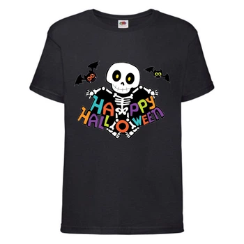 Футболка дитяча Хеллоуїн (Halloween) чорна (halloween-03-black) 152 см