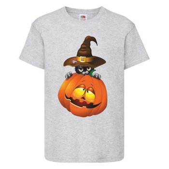 Футболка дитяча Хеллоуїн (Halloween), сіра (halloween-013-gray) 104 см